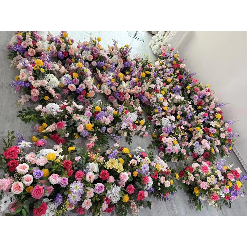 White and green floral strips, - Dessert Table Backdrop 评论和价格
