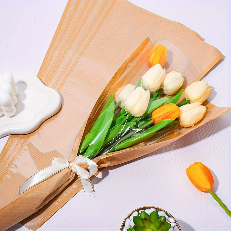 10pcs Transparent Bouquet Pack - Cotton Candy Cone 评论和价格