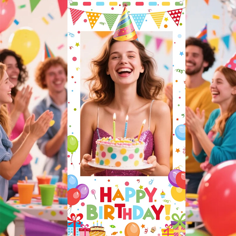 Birthday Party Photo Booth Fra - Photo Booth Frame 评论和价格