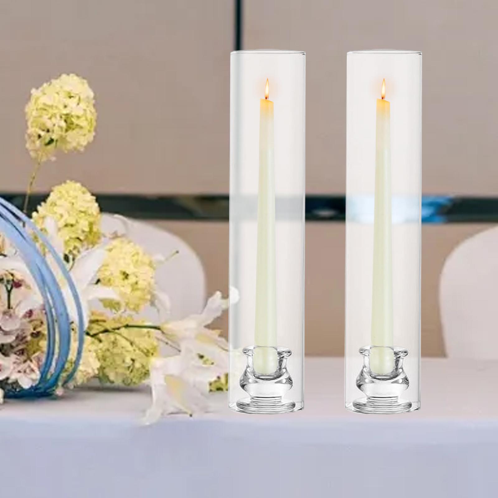 2Pcs Tall Candlestick Holder T - Centerpiece Stick 评论和价格