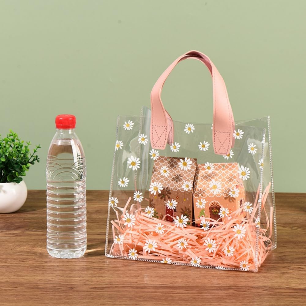 Daisy Print Clear PVC Gift Tot - Event Party Shop 评论和价格