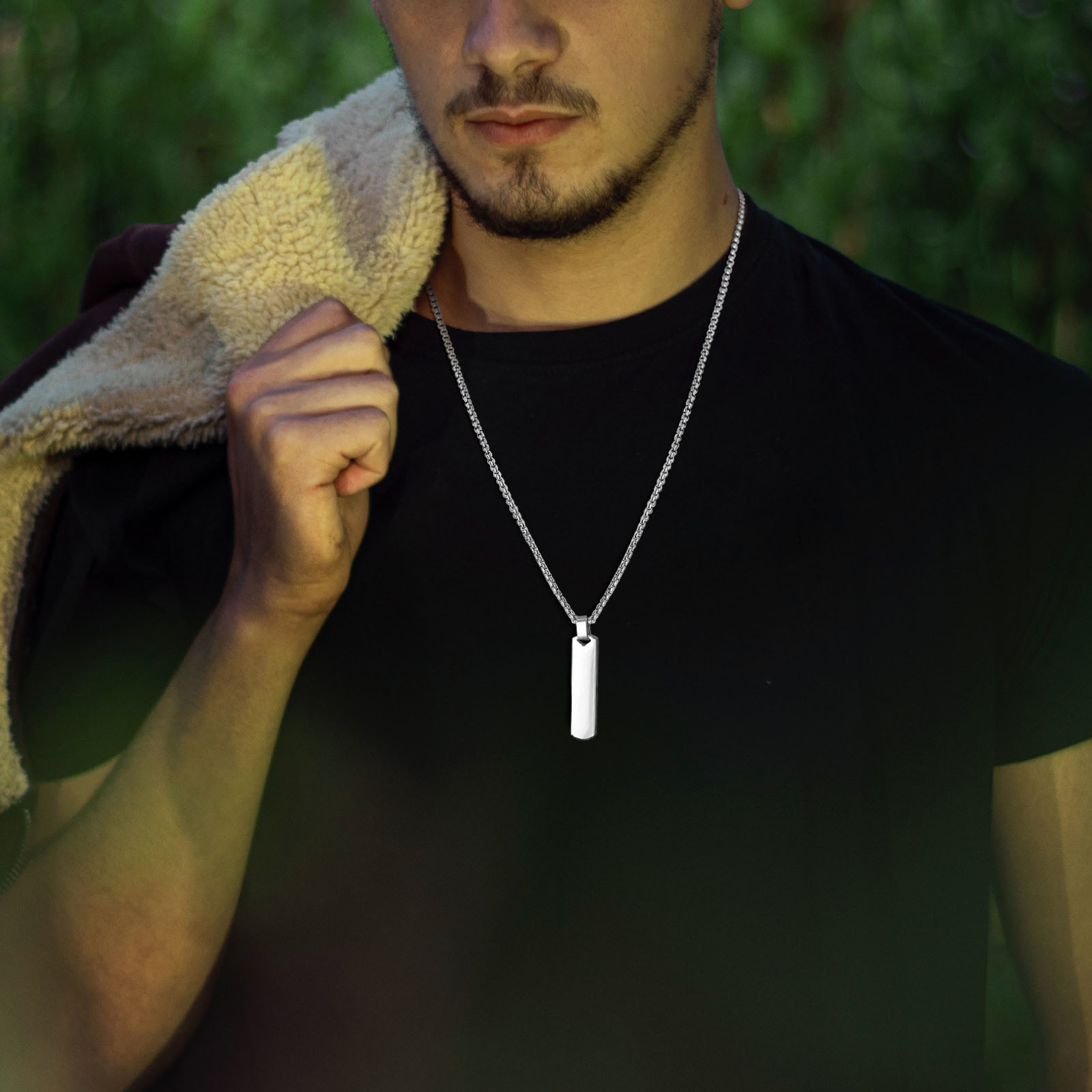 Vnox Initial Bar Necklace for  - Event Z 评论和价格
