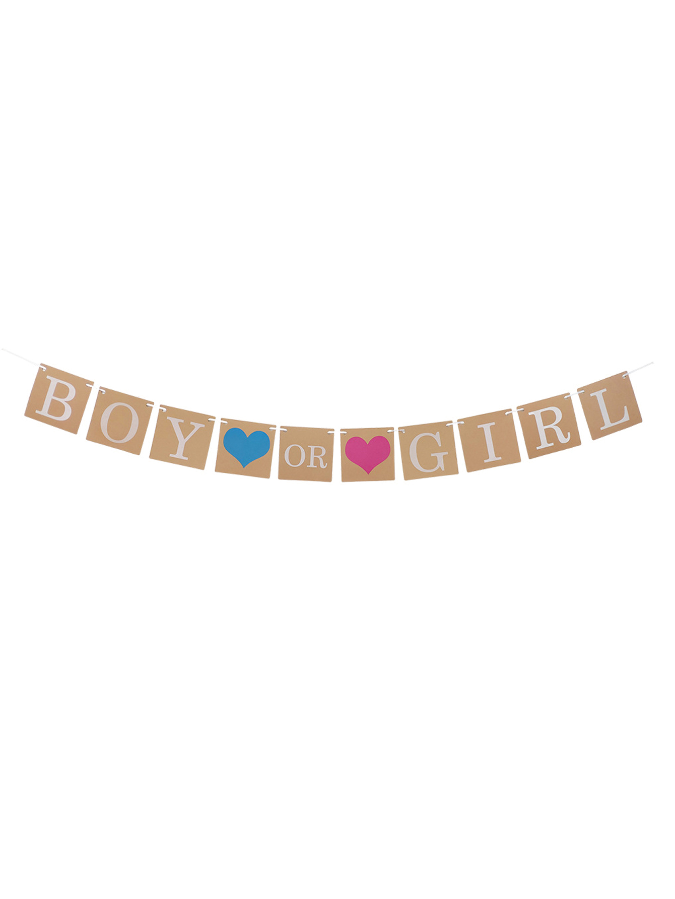 Paper Boy or Girl Banners Gend - Confetti Cannon Tube 评论和价格