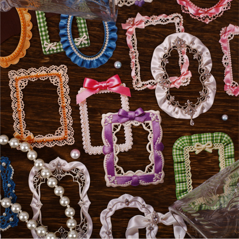 1pack/8pcs Vintage Ribbon Bord - Papercraft Supply Ribbon 评论和价格