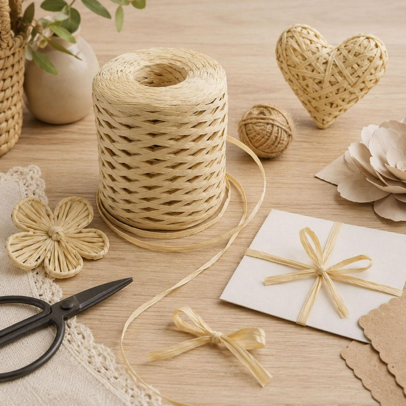 Retro Paper Craft Ribbon Packi - Papercraft Supply Ribbon 评论和价格