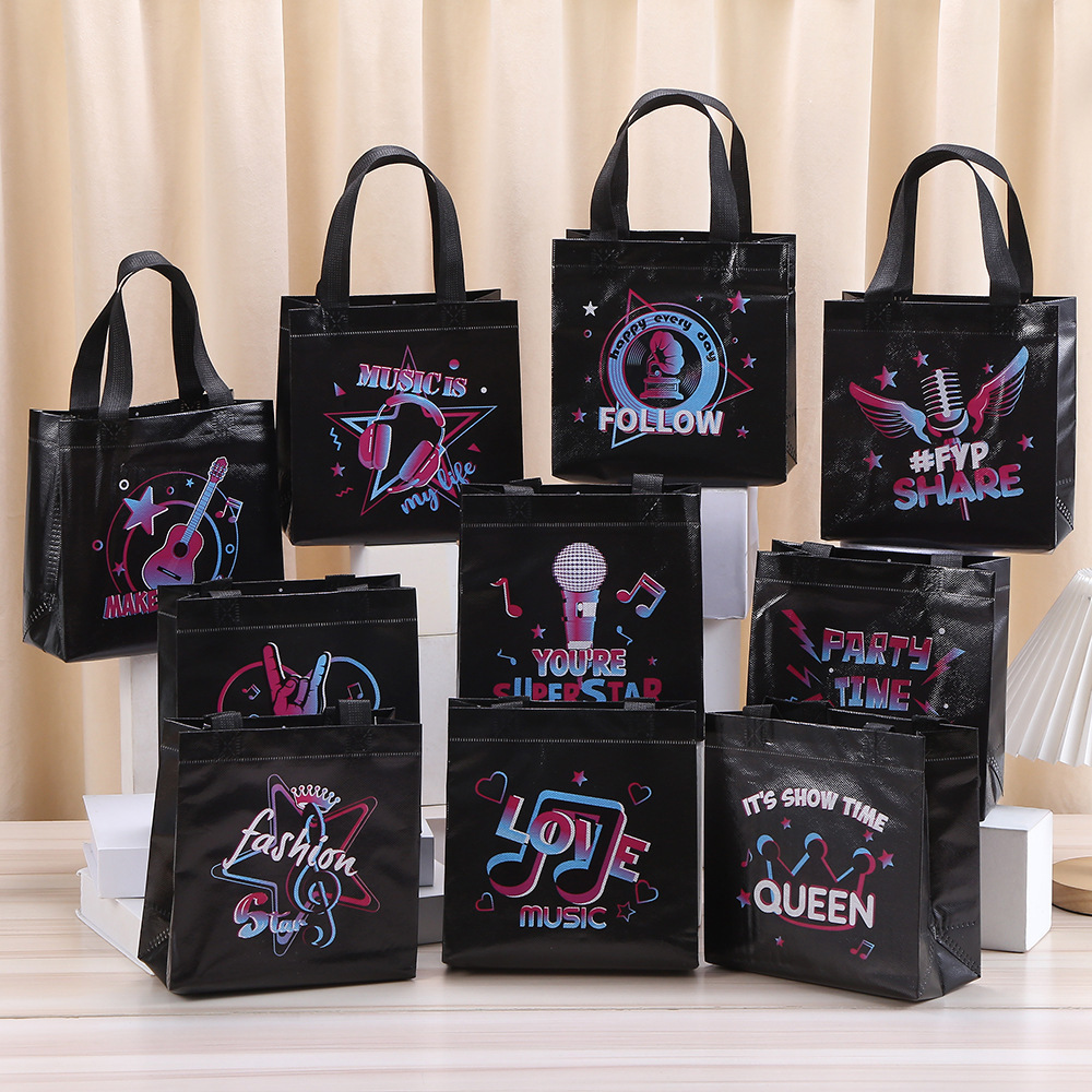 10Pcs Black Let's Rock Music T - Event Party Shop 评论和价格