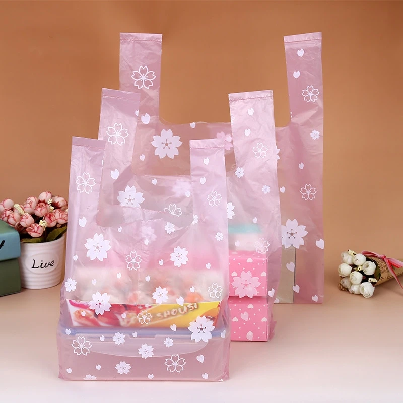 100Pcs/bag Pink Sakura Vest Ba - Event Party Shop 评论和价格