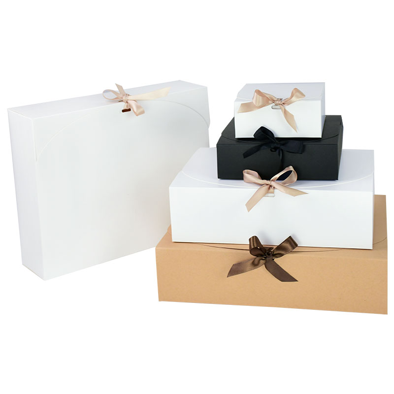 Kraft Paper Gift Box With Deco - Papercraft Supply Ribbon 评论和价格
