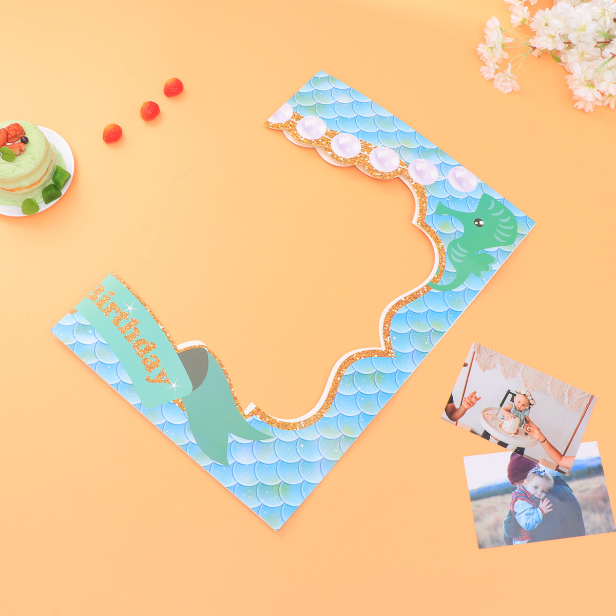 Photo Props Paper Frame Birthd - Photo Booth Frame 评论和价格