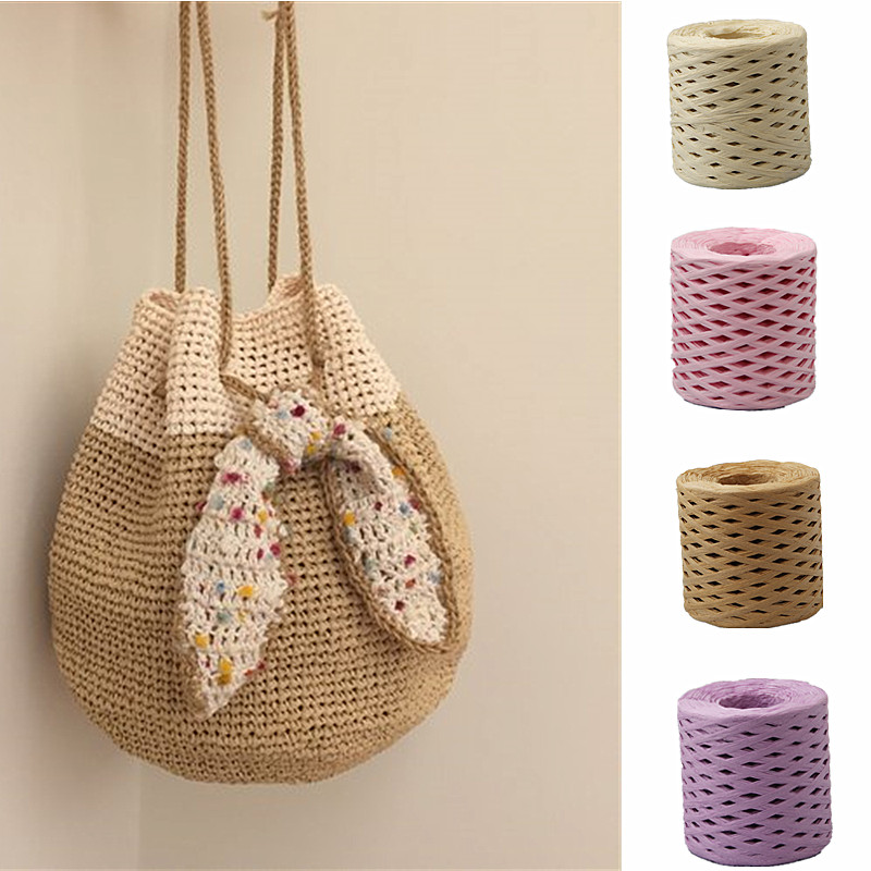 200m Raffia Yarn Rope Ribbon N - Papercraft Supply Ribbon 评论和价格