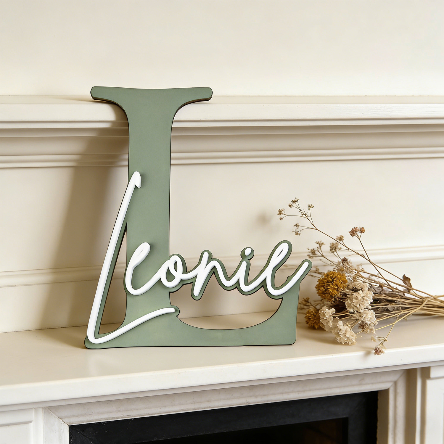 1pc Double-layer Wooden Name D - Eve Party 评论和价格