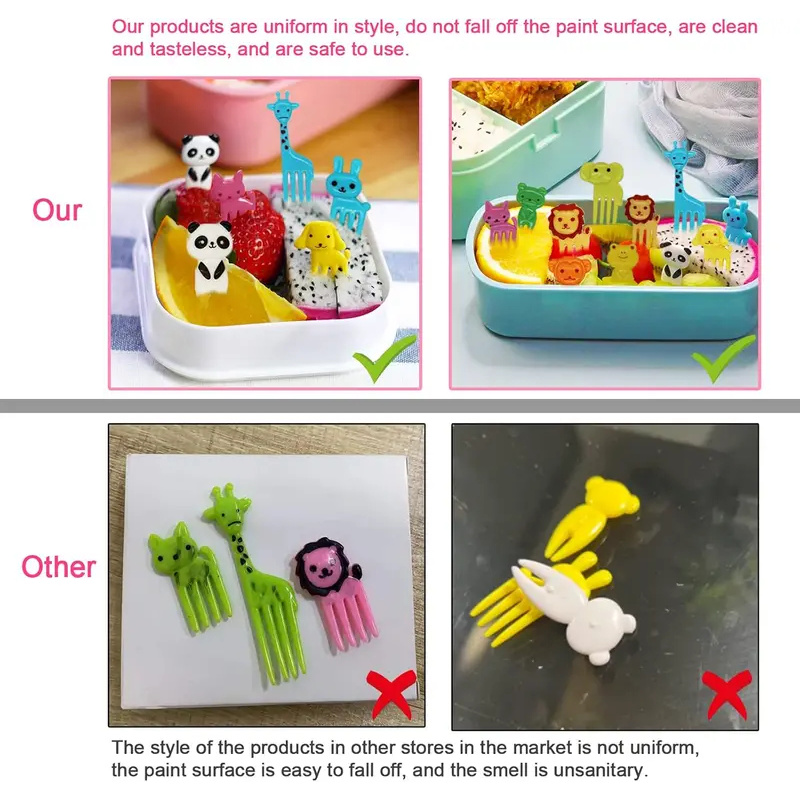 10-70pc Fruit Forks Toothpicks - Centerpiece Stick 评论和价格