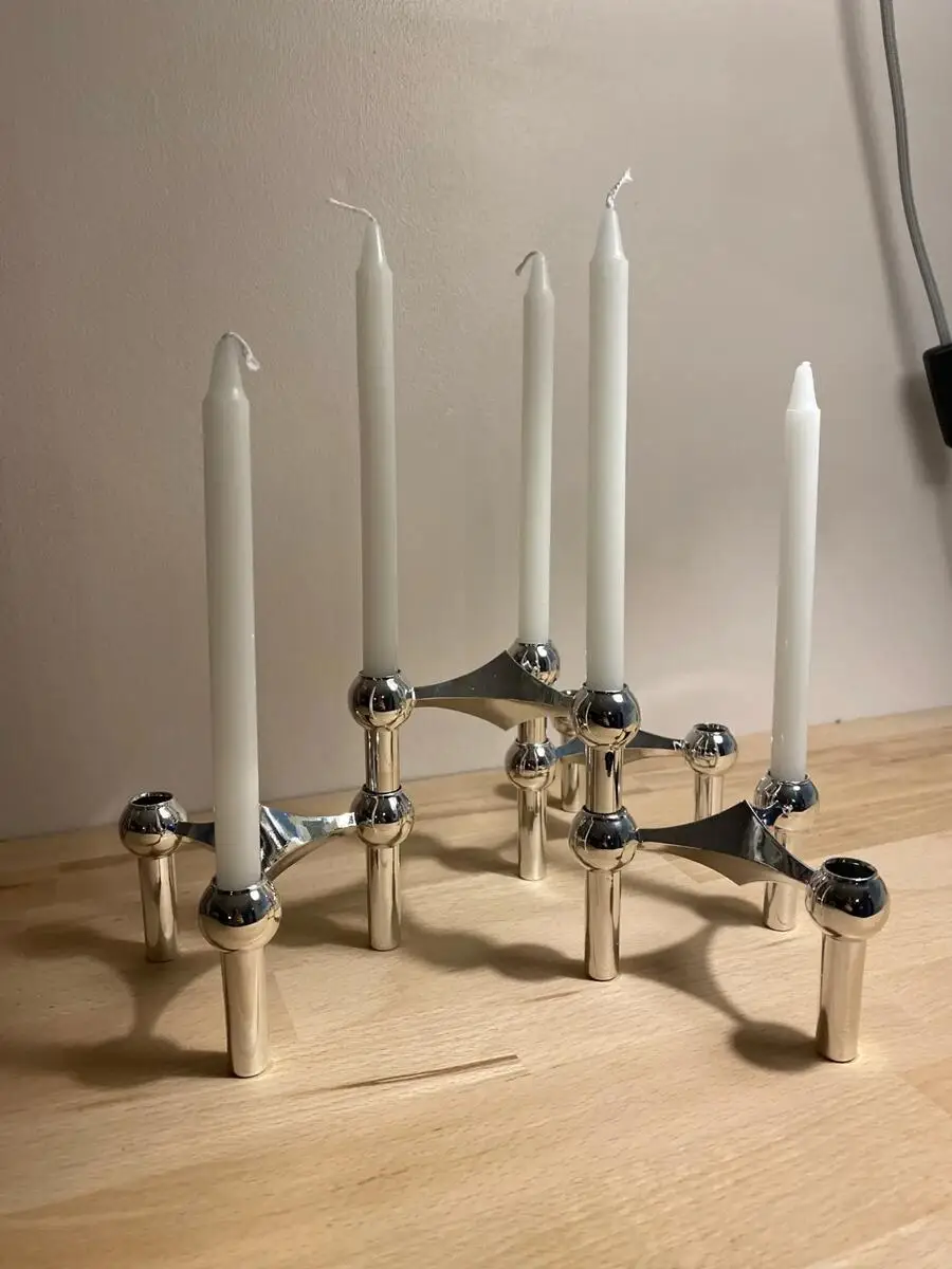Metal Candle Holder Nordic Mol - Centerpiece Stick 评论和价格