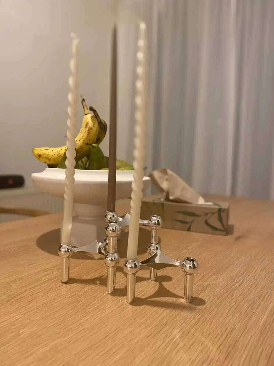 Metal Candle Holder Nordic Mol - Centerpiece Stick 评论和价格